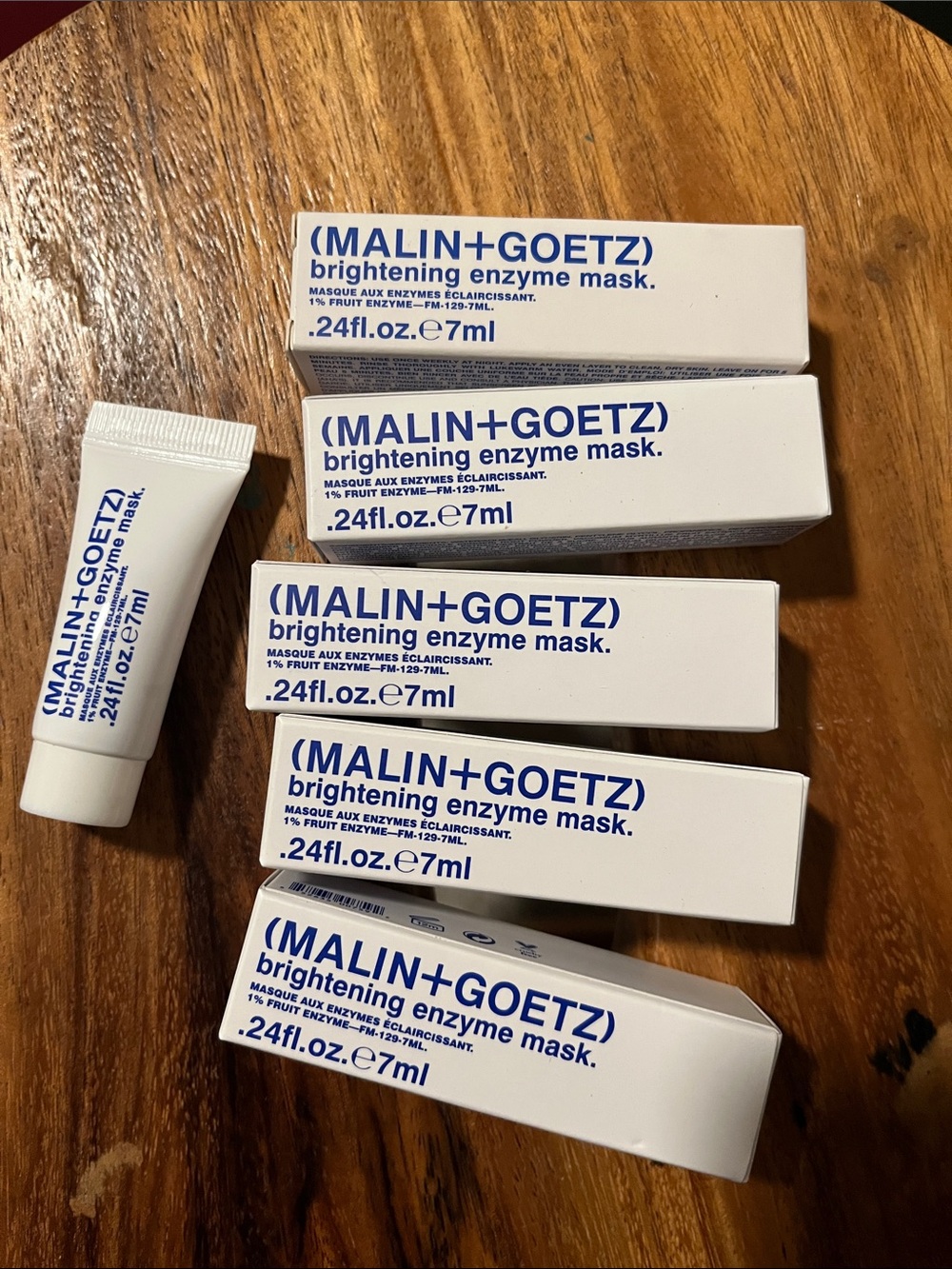 FIVE Malin + Goetz Brightening Enzyme Mask Tube - 7 mL each